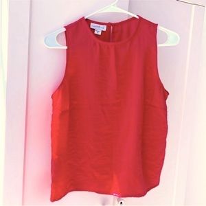 Jaclyn Smith Red Blouse Tank